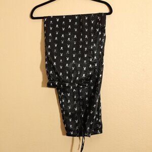 *SOLD* Vintage Playboy Intimates Silk Allover Logo Pajamas (S)